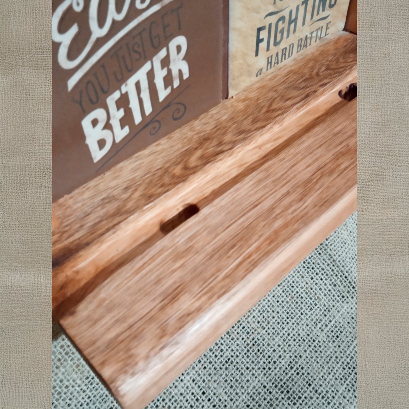 Porta-chaves com prateleira