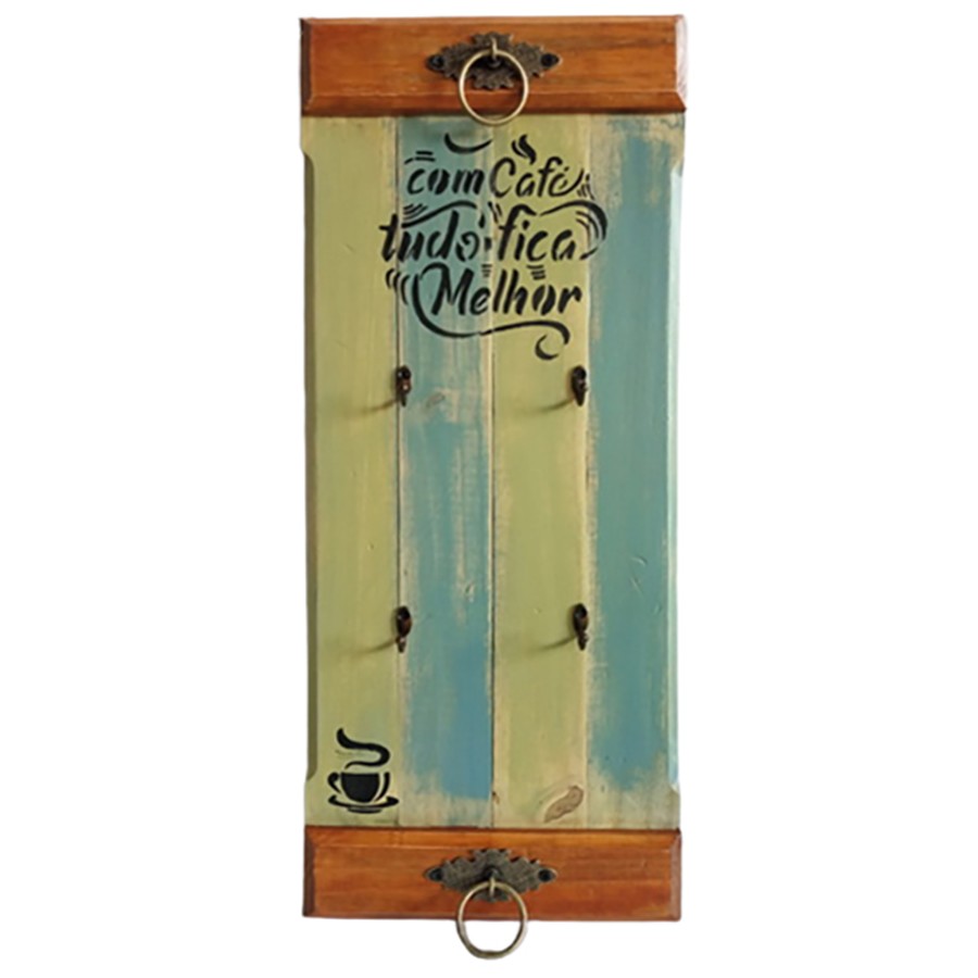 Porta-xícaras em pinus