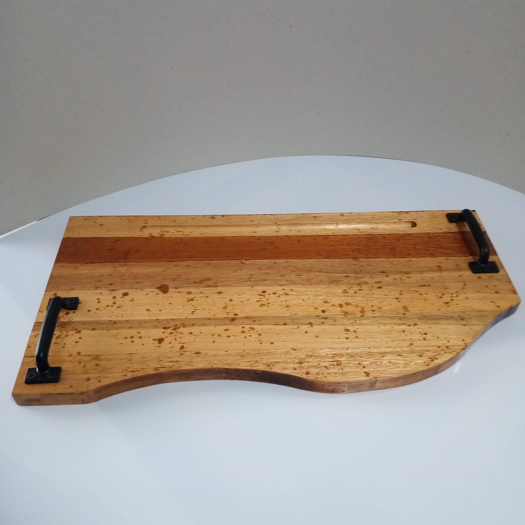 Bandeja em madeira de eucalipto