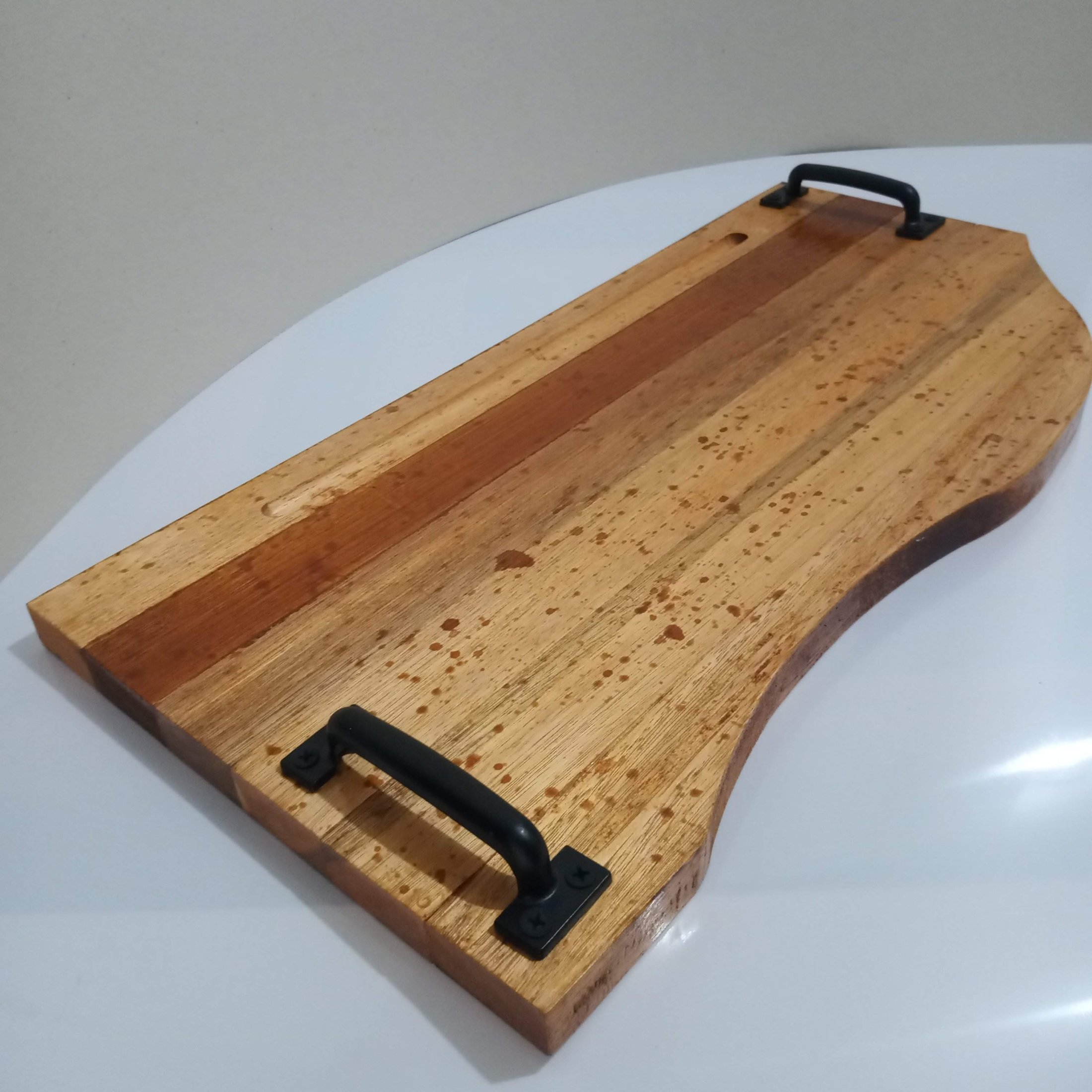 Bandeja em madeira de eucalipto