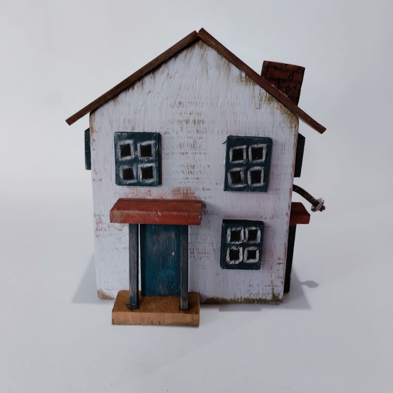 Casinha decorativa cor lavanda