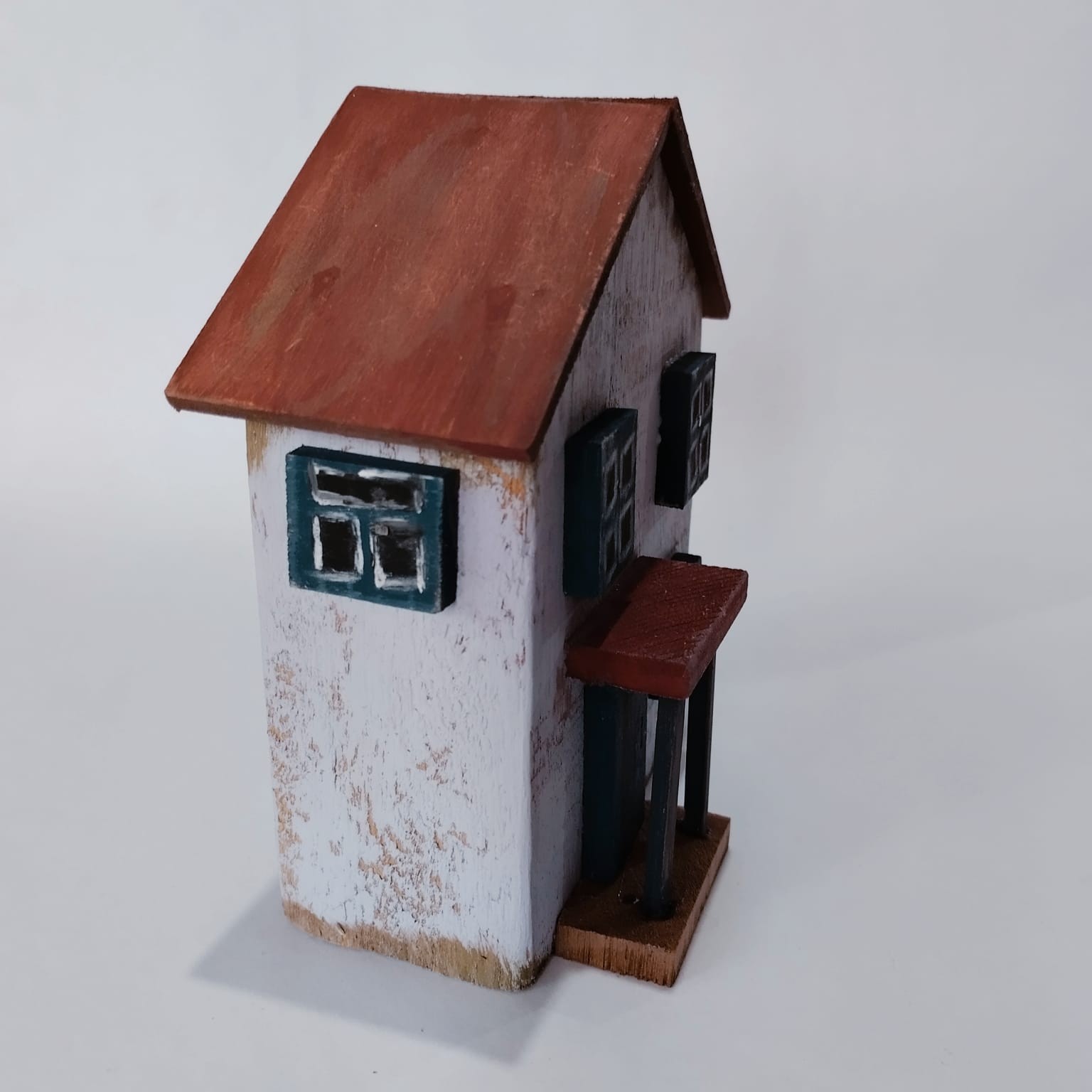 Casinha decorativa cor lavanda