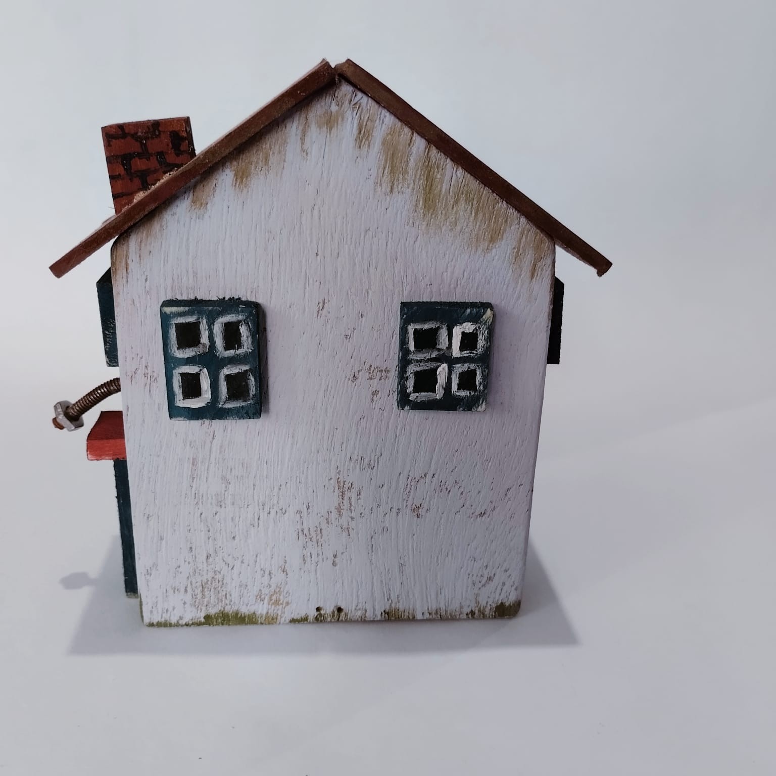 Casinha decorativa cor lavanda