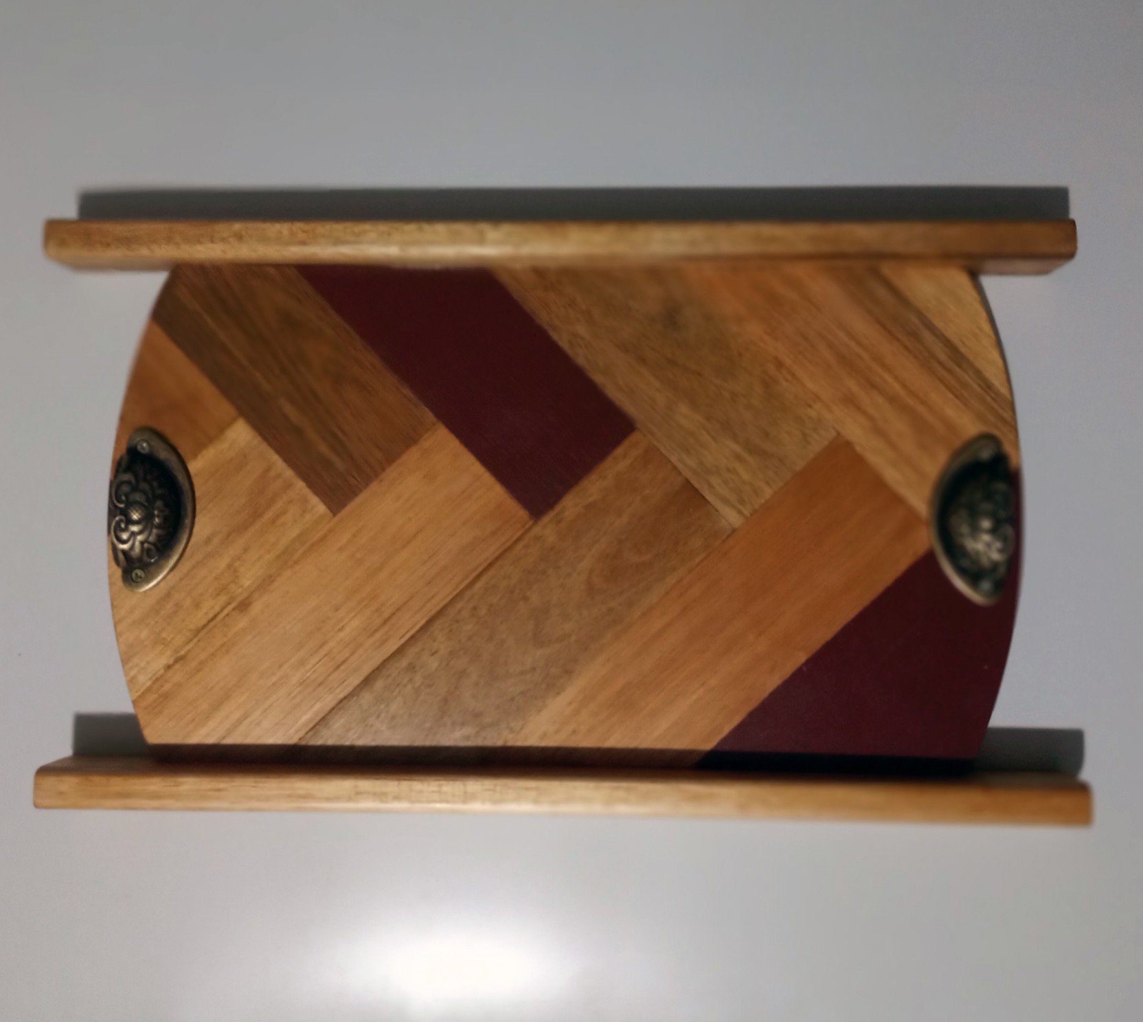 Bandeja grande em eucalipto