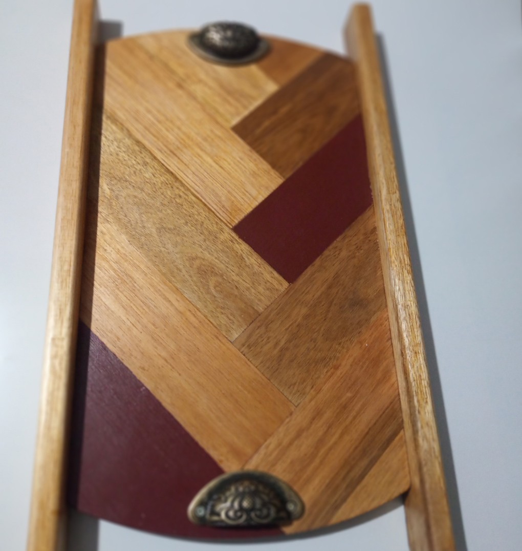 Bandeja grande em eucalipto