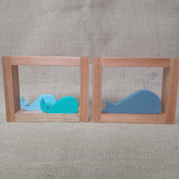 Par de quadrinhos - Mamãe baleia