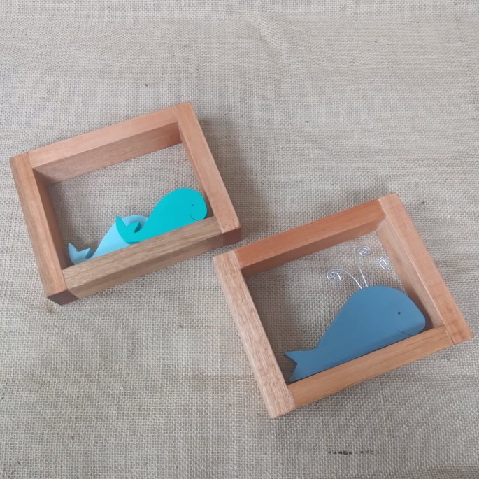 Par de quadrinhos - Mamãe baleia